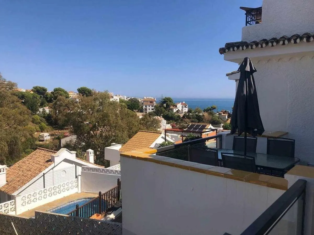 شقة Apartamento 2 En Chalet Con Vista Abierta Al Mar مالقة